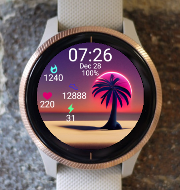 Garmin Watch Face - Travel