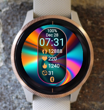 Garmin Watch Face - Vibrant