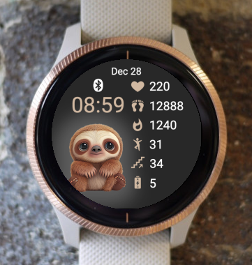 Garmin Watch Face - Cute Animal Mole