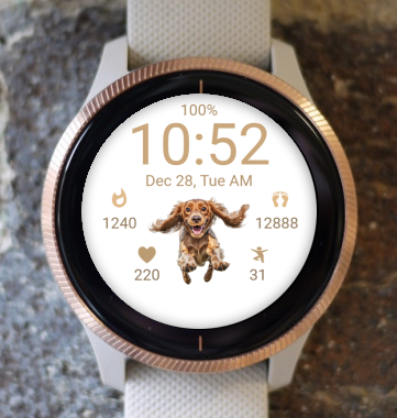 Garmin Watch Face - Puppy Jump