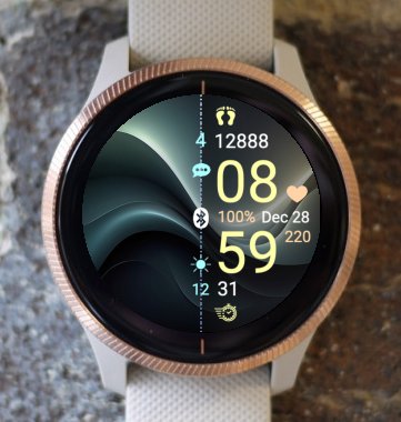 Garmin Watch Face - Garmin Waves RB