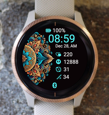 Garmin Watch Face - Mandala M3