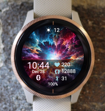 Garmin Watch Face - In Space