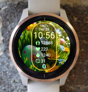 Garmin Watch Face - Happy Easter