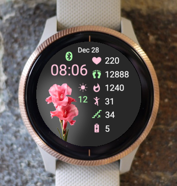 Garmin Watch Face - Pink Mood