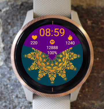 Garmin Watch Face - Chalice RJ Mandala