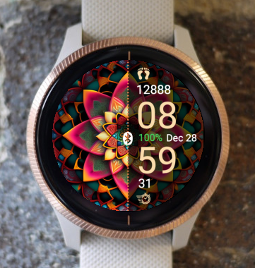 Garmin Watch Face - Mandala M10