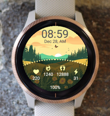 Garmin Watch Face - Nature A2