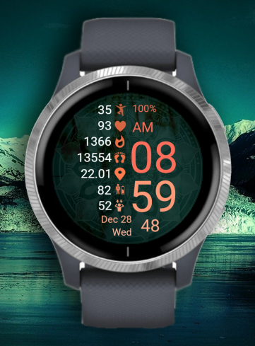 Active Time - Green Flower