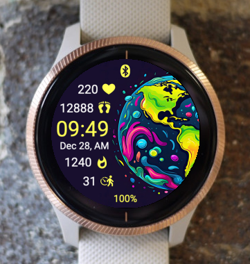 Garmin Watch Face - Planet X8