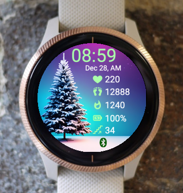 Garmin Watch Face - Christmas Time A2