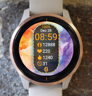 Garmin Watch Face - Abstract MB