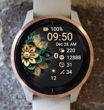 Garmin Watch Face - Mandala M33