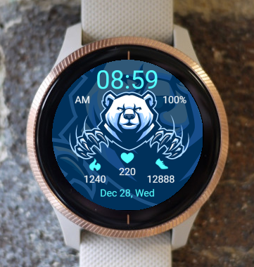 Garmin Watch Face - Polar Bear