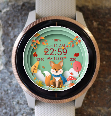 Garmin Watch Face - Autumn Magic 07