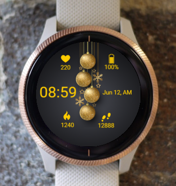 Garmin Watch Face - Golden Light