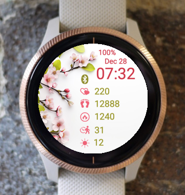 Garmin Watch Face - Spring is Here