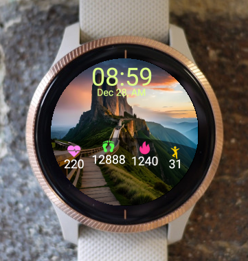 Garmin Watch Face - A beautiful world