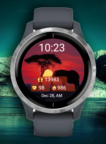 Sunset Elephant Calories