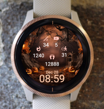 Garmin Watch Face - Halloween XX2