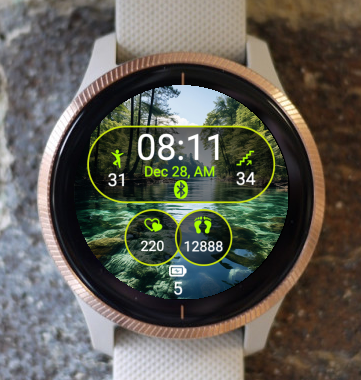 Garmin Watch Face - Sport in Nature SN06