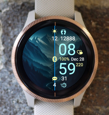 Garmin Watch Face - In The Mountains A22