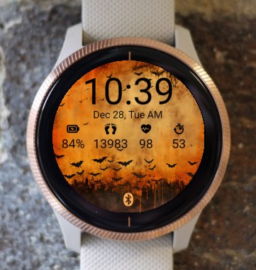 Garmin Watch Face - Halloween Night 01