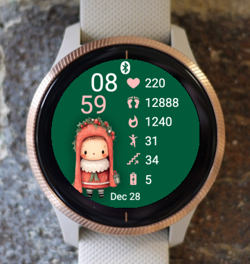 Garmin Watch Face - Christmas Time A5