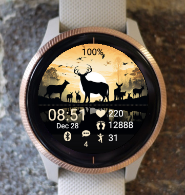 Garmin Watch Face - Wildlife W04