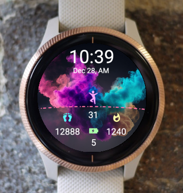 Garmin Watch Face - Abstract Life 023