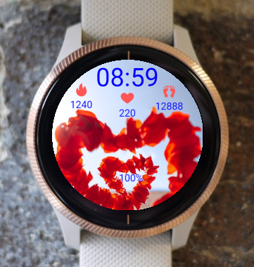 Garmin Watch Face - RB For Valentines  Day