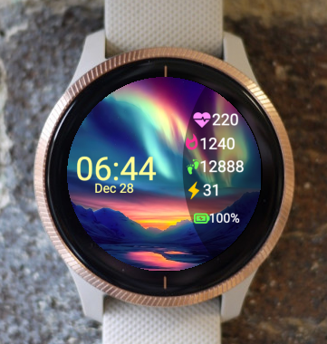 Garmin Watch Face - Aurora 