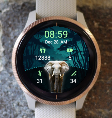 Garmin Watch Face - Elephant 010