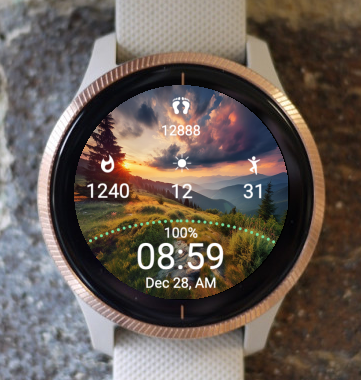 Garmin Watch Face - Nature A10