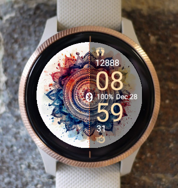 Garmin Watch Face - Mandala M9