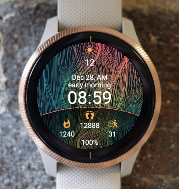 Garmin Watch Face - ECH Abstract A4