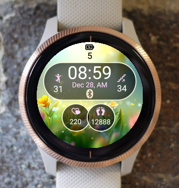 Garmin Watch Face - Spring S12