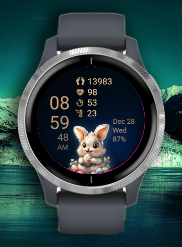 White Bunny - Spring Smile