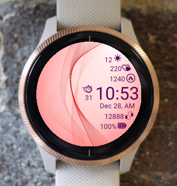 Garmin Watch Face - Flow Of Love In Color