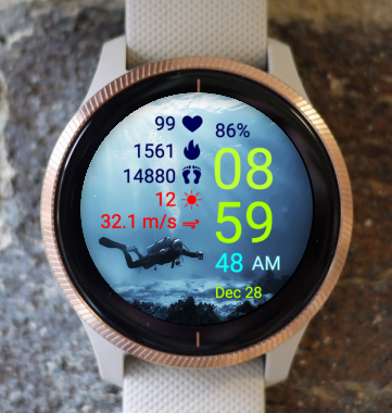 Garmin Watch Face - Diver 08