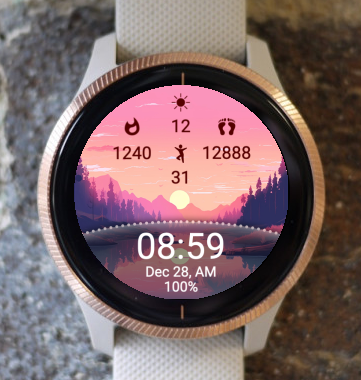 Garmin Watch Face - Nature A14