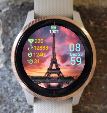 Garmin Watch Face - Cityscape