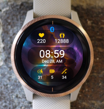 Garmin Watch Face - Nebula U1
