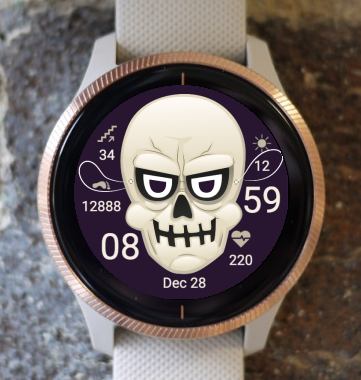 Garmin Watch Face - Halloween Face Mask