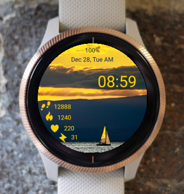 Garmin Watch Face - Sailing 02