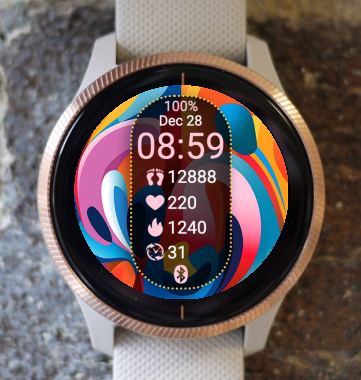 Garmin Watch Face - Abstract MD