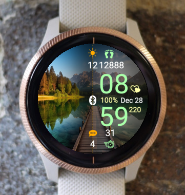 Garmin Watch Face - In The Mountains A25