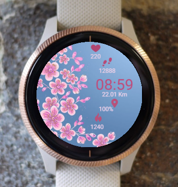 Garmin Watch Face - In Pastel Colors