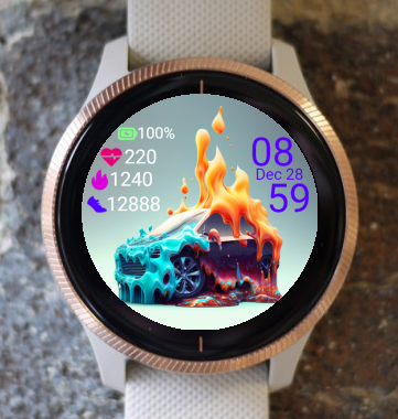 Garmin Watch Face - Super car