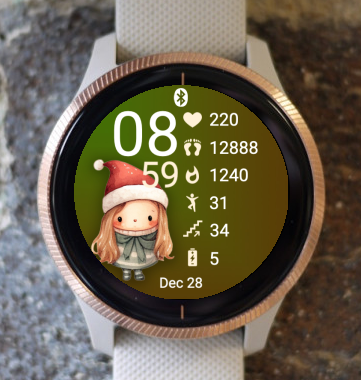 Garmin Watch Face - Christmas Time A6